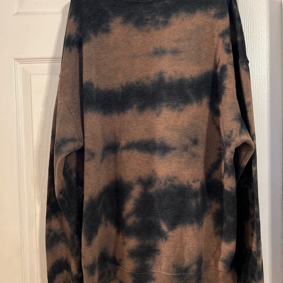 Women’s size medium, Wild Fable, brown/black tie dye, Brooklyn sweatshirt, NWOT - Picture 3 of 4